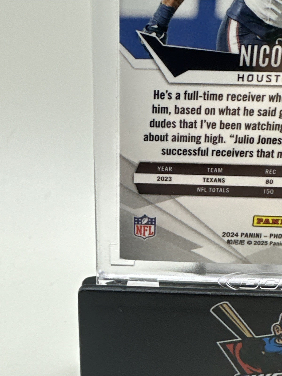 2024 Panini Phoenix #115 Gold Fade Nico Collins /125 Texans