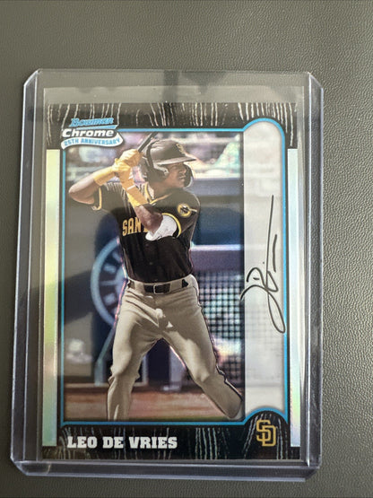2024 Bowman Chrome - 1999 BC 25th Anniversary #BC25-23 Leo De Vries