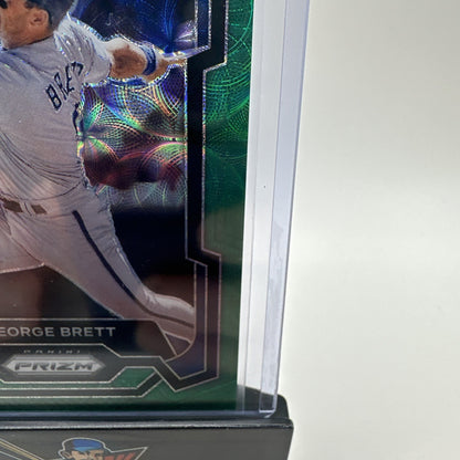 George Brett 2024 Panini Prizm Green Scope Prizm #41/75 Kansas City Royals