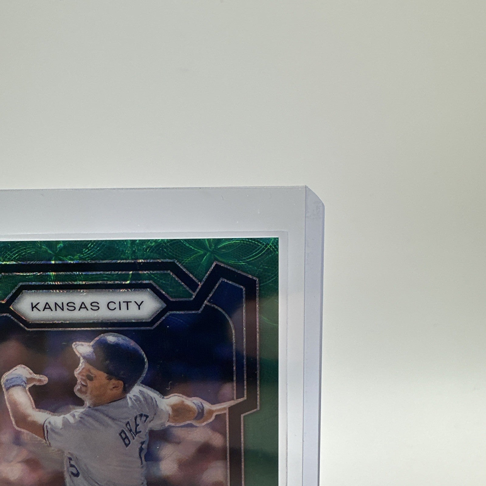 George Brett 2024 Panini Prizm Green Scope Prizm #41/75 Kansas City Royals