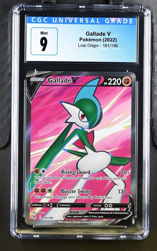 Pokemon 2022 Lost Origin Gallade V #181/196 CGC 9