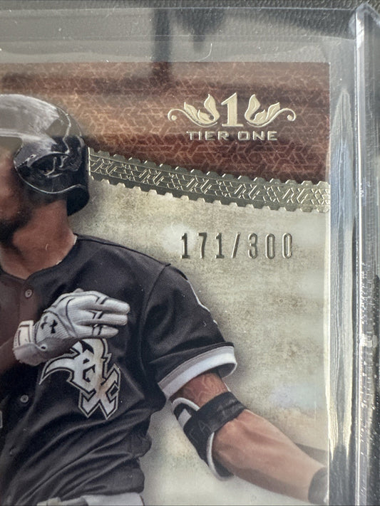 2017 TOPPS TIER ONE TIM ANDERSON *CERTIFIED AUTO #171/300*  WHITE SOX