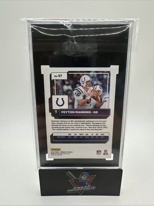2022 Panini Donruss - Peyton Manning #57 Press Proof Premium SGC 10