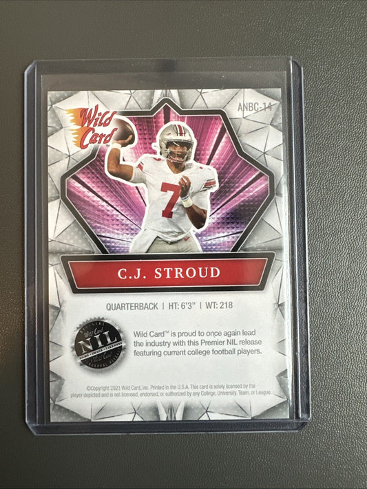 2021 Wild Card Alumination NIL Collegiate Edition #ANBC-14 C.J. Stroud (RC)