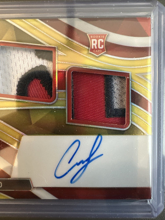 Connor Seabold RC Spectra Dual Rookie Patch Auto 2022 Chronicles /10