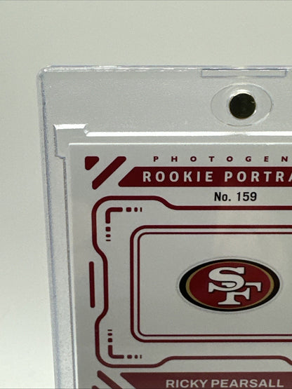 2024 Panini Photogenic Football, RC Ricky Pearsall, Rookie Portrait /49 49’s