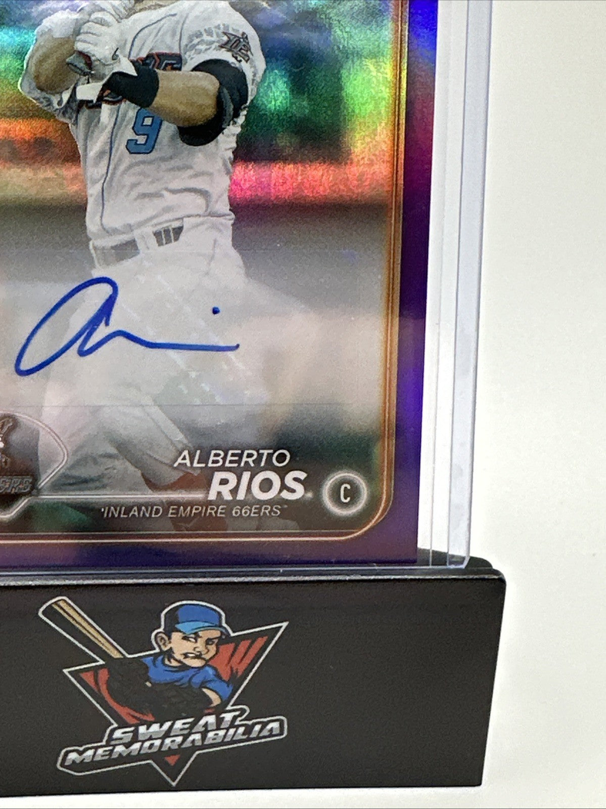 2024 topps pro debut alberto rios auto purple 160 /299