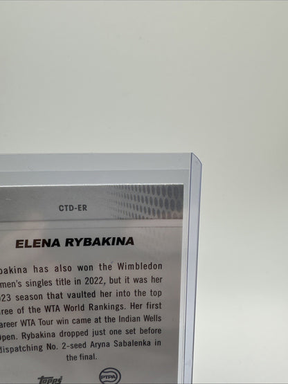 2024 Topps Chrome Tennis Captured ELENA RYBANKINA #CTD-ER