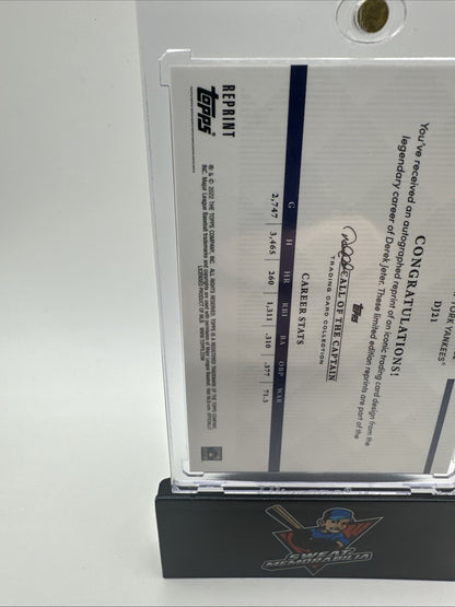 Derek Jeter 2022 Topps x Call of the Captain 22 years of Topps #DJ21  NY YANKEES