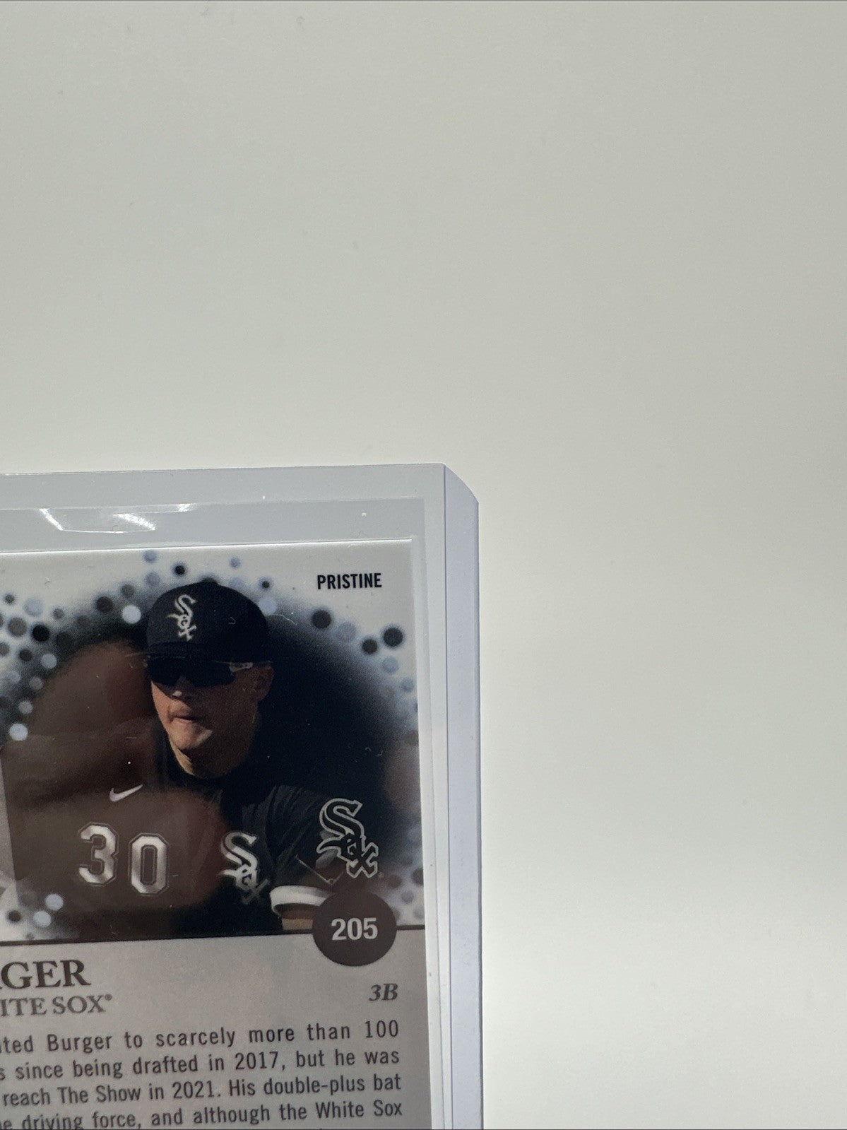 2022 Topps Pristine Gold Refractors #205 Jake Burger White Sox 28/50
