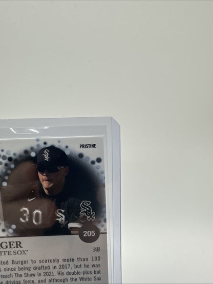 2022 Topps Pristine Gold Refractors #205 Jake Burger White Sox 28/50