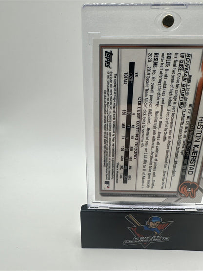 Heston Kjerstad 2021 Bowman Chrome Auto W/ Mag Orioles