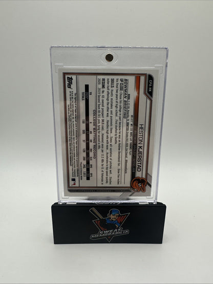 Heston Kjerstad 2021 Bowman Chrome Auto W/ Mag Orioles
