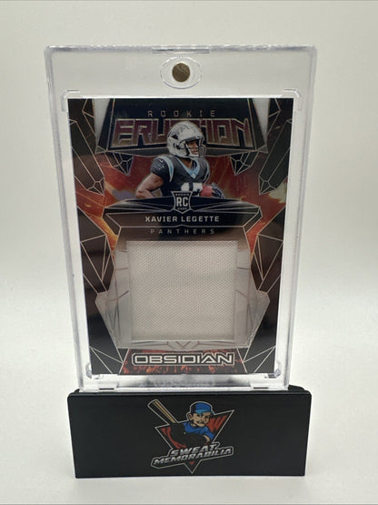 2024 Panini Obsidian - Rookie Eruption Materials Xavier Legette #ERM-XLE W/Case