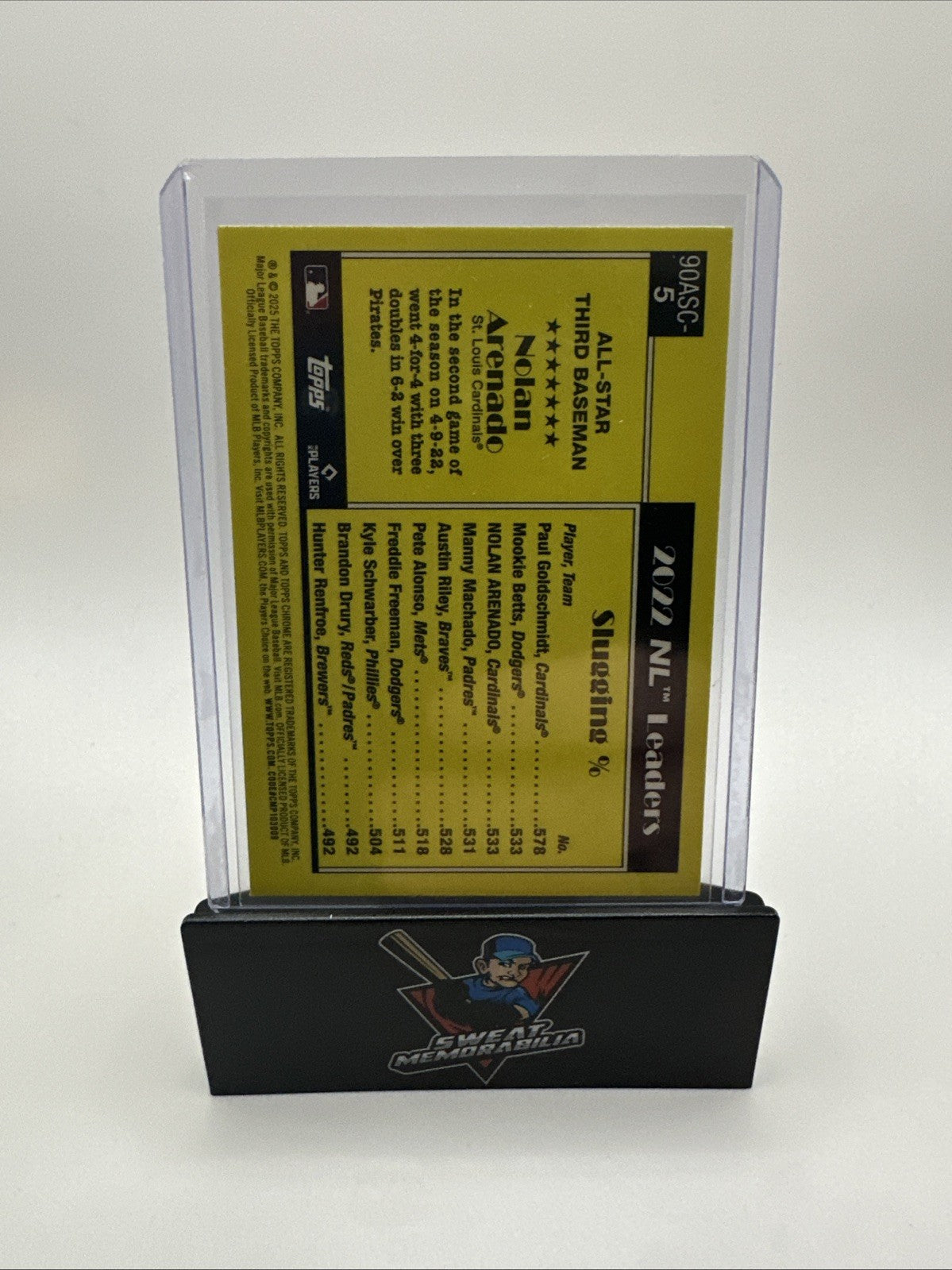 2025 Topps Series 2 Silver Pack Chrome Mojo Nolan Arenado 1990 ALL-STAR #90ASC-5