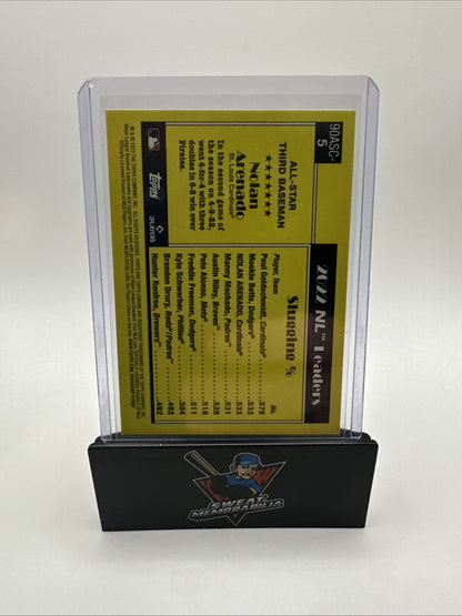 2025 Topps Series 2 Silver Pack Chrome Mojo Nolan Arenado 1990 ALL-STAR #90ASC-5