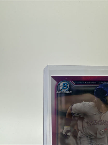 AUSTIN MARTIN 2021 Bowman Chrome Pink Refractor RC #s /299