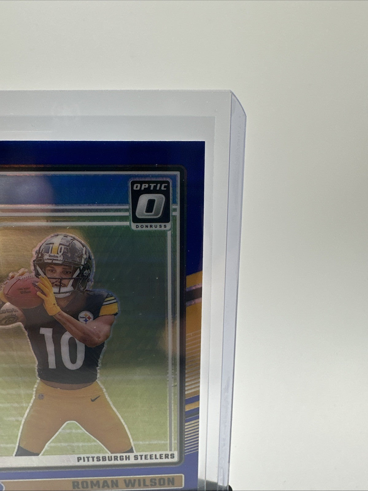 2024 Panini Donruss Optic - Rated Rookie Roman Wilson #285 Blue Prizm (RC)