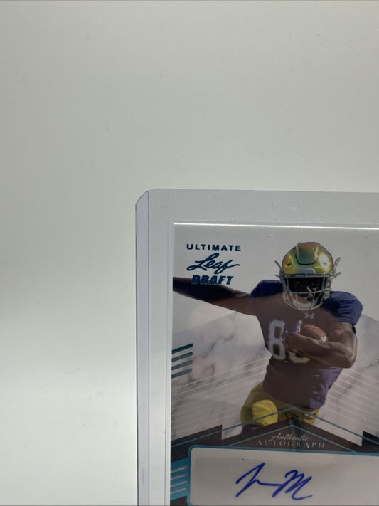2021 LEAF ULTIMATE DRAFT JAVON MCKINLEY ROOKIE/RC AUTO #18/35