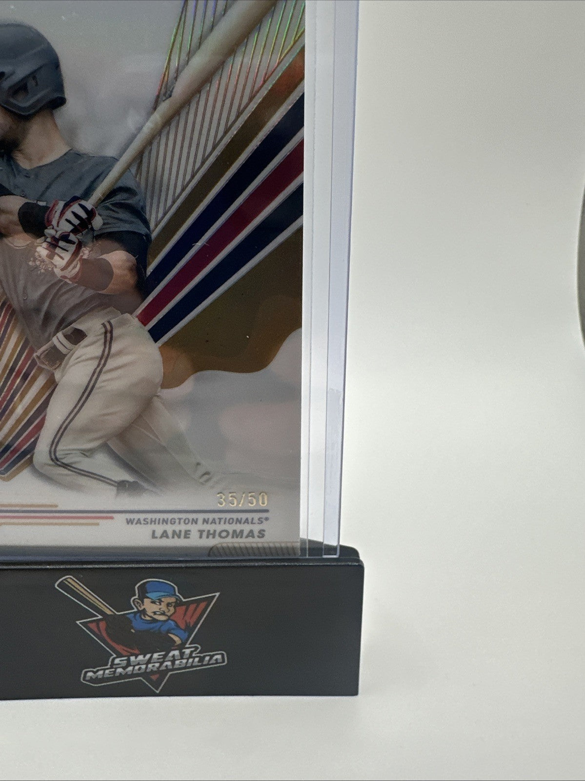 2024 Topps Pristine Lane Thomas Green Refractor /50 Washington Nationals