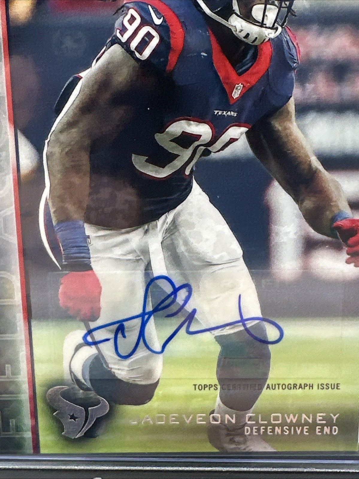 Jadeveon Clowney Topps Rookie Card Autograph