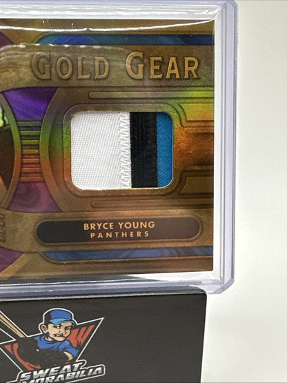 2024 Gold Standard Bryce Young Gold Gear 3 Color Patch 11/24 Panthers