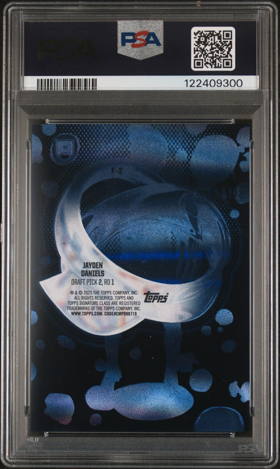 2024 Topps Signature Class Fluidity Jayden Daniels 114/175 #F2 PSA 9 MINT