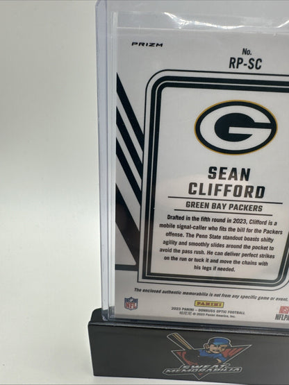 2023 Panini Donruss Optic SEAN CLIFFORD RC Rookie Phenom Patch #RP-SC Packers