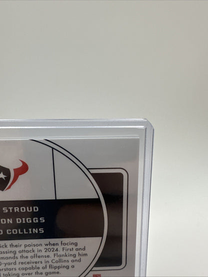 2024 Obsidian Football Nucleus C.J. Stroud Stefon Diggs Collins TEXANS