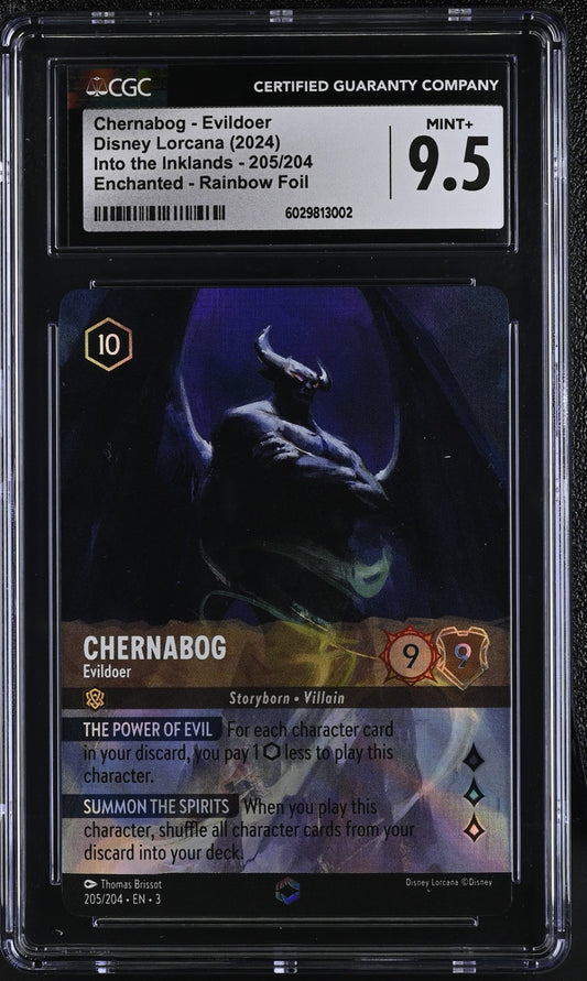 2024 Magic the Gathering Into the Inklands Chernabog #205/204 CGC 9.5