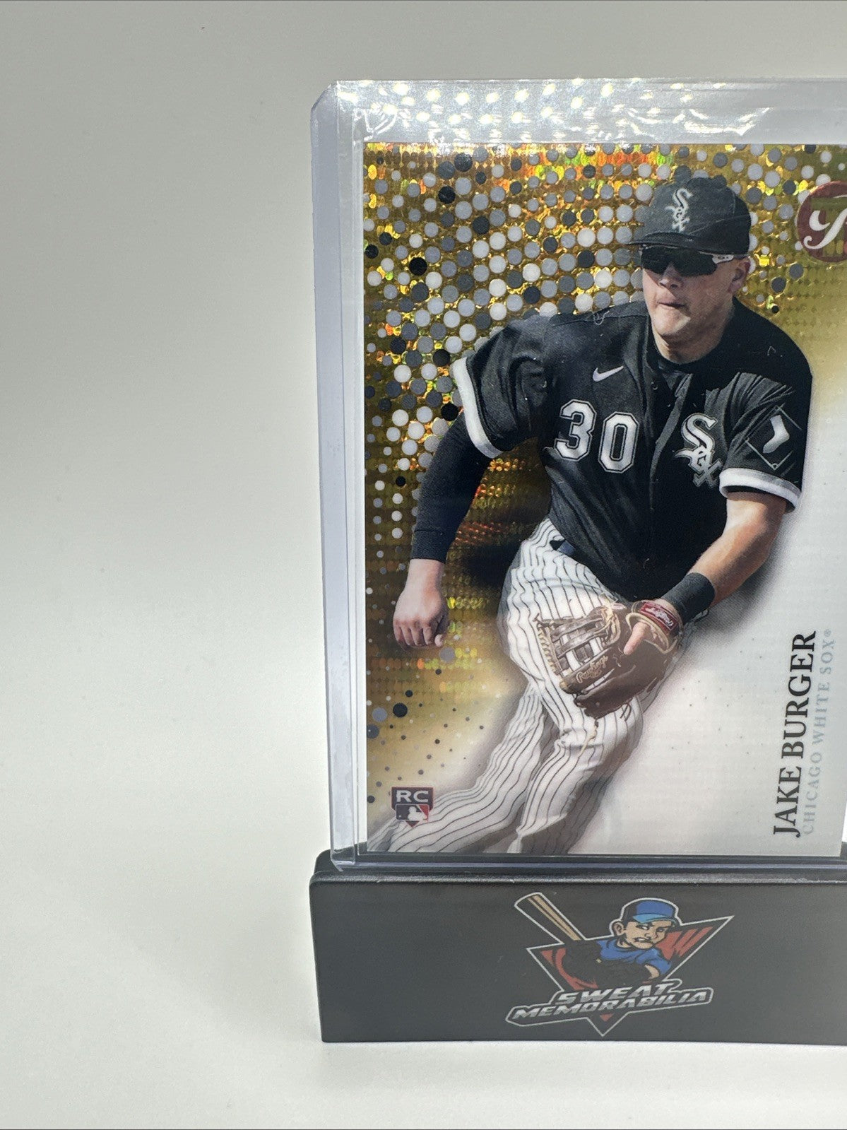 2022 Topps Pristine Gold Refractors #205 Jake Burger White Sox 28/50