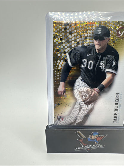 2022 Topps Pristine Gold Refractors #205 Jake Burger White Sox 28/50