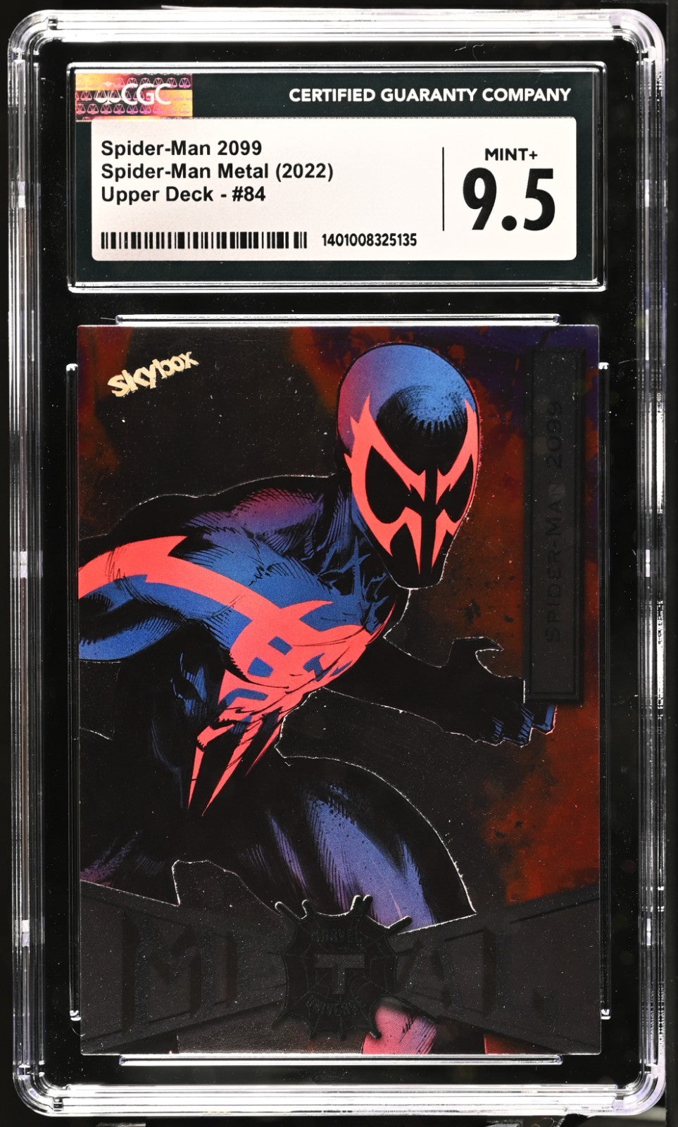 2022 Upper Deck Skybox Spider-Man Metal Spider-Man 2099 #84 CGC 9.5