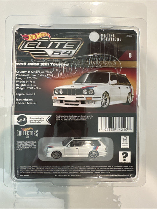 Hot Wheels Elite 64 1990 BMW 318i Touring (New and Sealed) #HNJ60