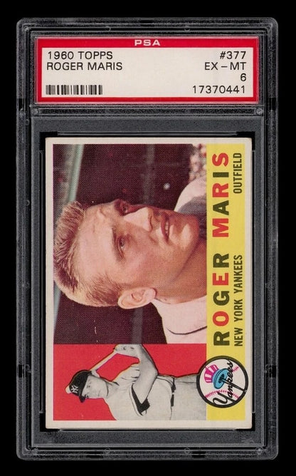 1960 Topps Roger Maris #377 PSA 6
