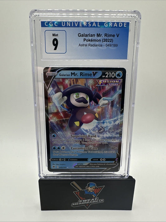 galarian mr rime Astral Radiance - 049/189 CGC 9 MINT