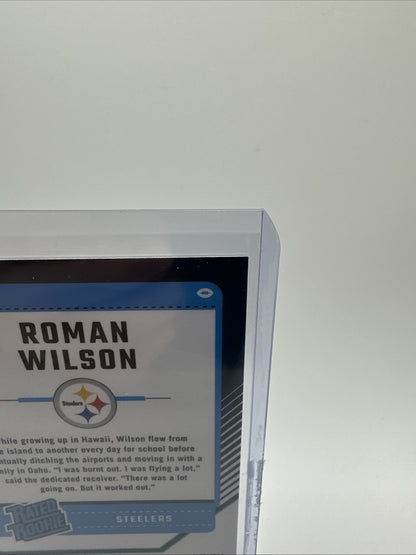 2024 Panini Donruss Optic - Rated Rookie Roman Wilson #285 Blue Prizm (RC)