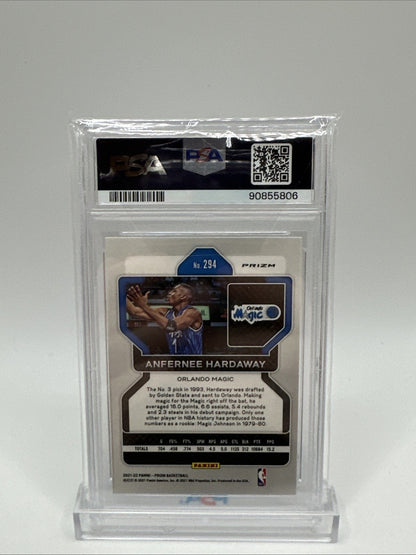 2021 PANINI PRIZM RED/WHITE/BLUE PRIZM #294 ANFERNEE HARDAWAY PSA 10