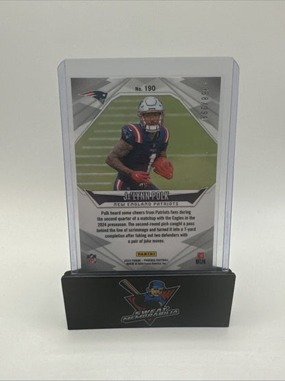 2024 Phoenix Ja'Lynn Polk Phoenix Parallel #190 /399 RC New England Patriots
