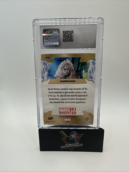 2021-22 Upper Deck Marvel Annual Star Rookies Harrower SR2 CGC 10