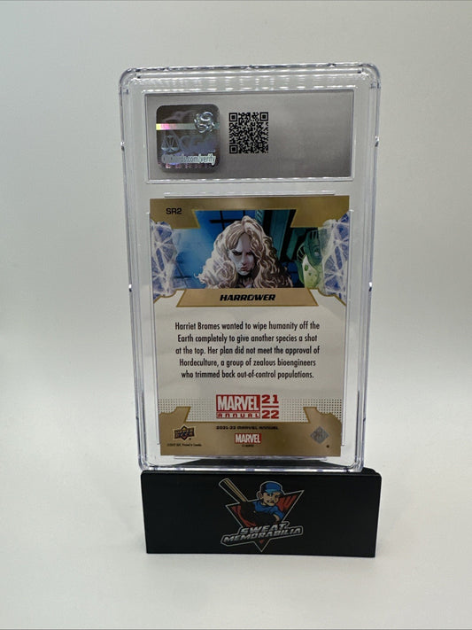 2021-22 Upper Deck Marvel Annual Star Rookies Harrower SR2 CGC 10