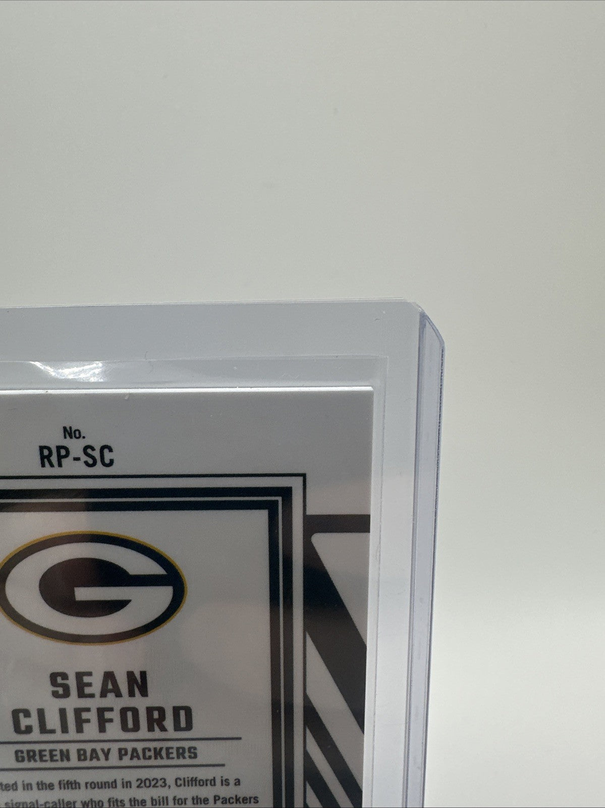 2023 Panini Donruss Optic SEAN CLIFFORD RC Rookie Phenom Patch #RP-SC Packers
