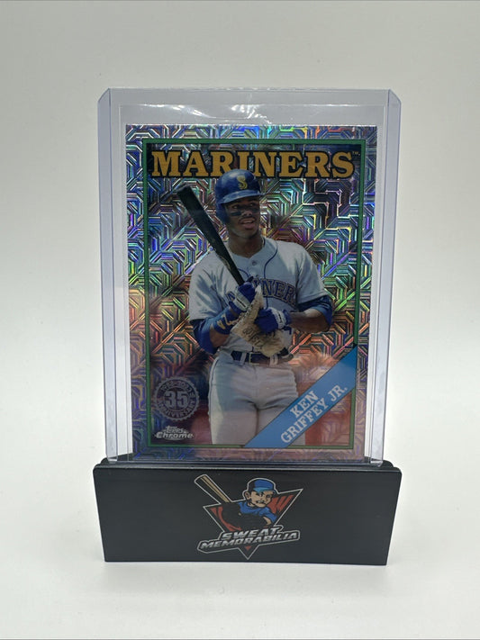 Ken Griffey Jr 2023 TOPPS SERIES ONE SILVER 1988 CHROME MOJO REFRACTOR 