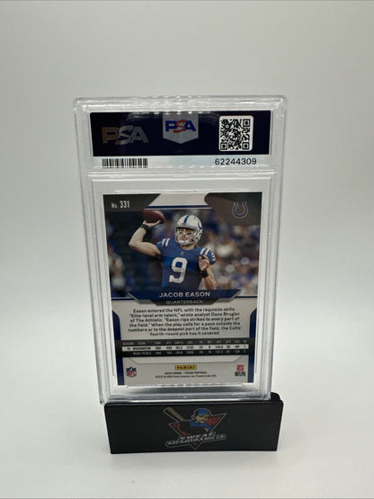 Jacob Eason 2020 Panini Prizm #331 PSA 10 GEM MINT