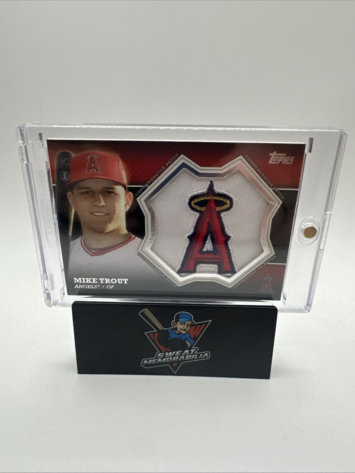 2013 Topps - Manufactured Commemorative Patch Mike Trout #CP-3 Angels