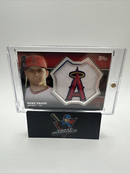 2013 Topps - Manufactured Commemorative Patch Mike Trout #CP-3 Angels