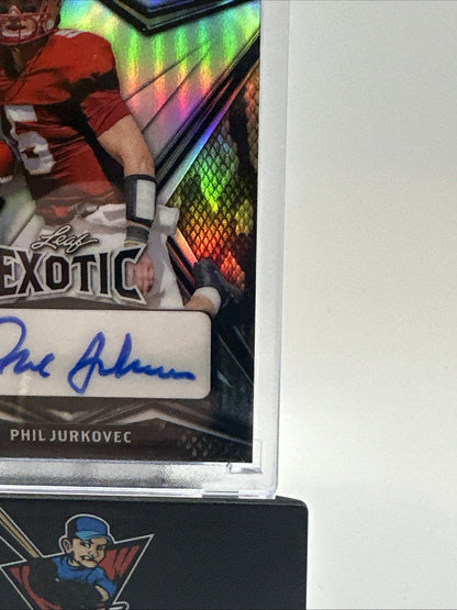 K320,603 - 2022 Leaf Exotic Mosaic Snakeskin #BAPJ1 Phil Jurkovec 9/9 Auto