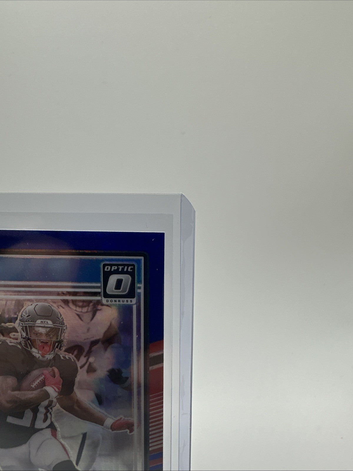 2024 Donruss Optic Jase McClellan Rated Rookie Atlanta Falcons #243 Blue Hyper