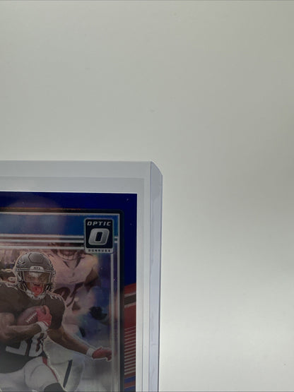 2024 Donruss Optic Jase McClellan Rated Rookie Atlanta Falcons #243 Blue Hyper