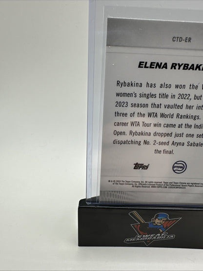 2024 Topps Chrome Tennis Captured ELENA RYBANKINA #CTD-ER